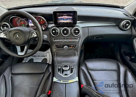 2017 Mercedes-Benz C 300 4Matic from USA, damaged, VIN 55SWF4KB5HU197550